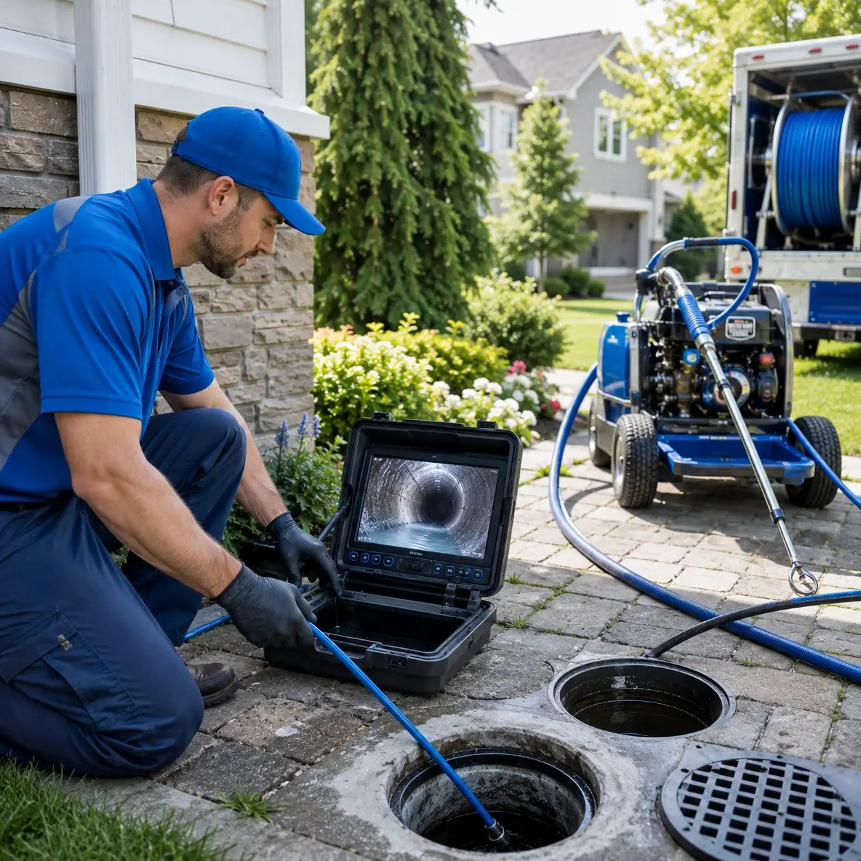 Outdoor drain cleaning professionals serving Hillsboro, WV